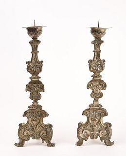 Pair of Italian Candlesticks