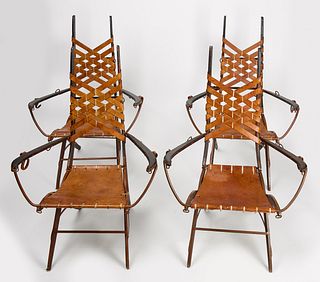Set of Four Alberto Marconetti Chairs