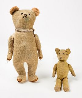 Two Antique Teddy Bears