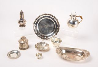 Nine Tiffany Sterling Items