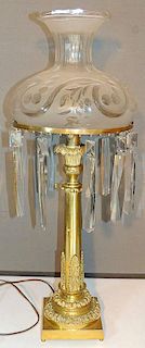 Brass Astral Lamp