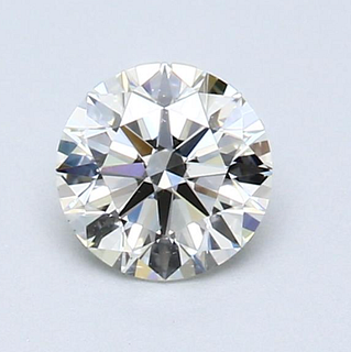 No Reserve GIA - Certified 0.93 CT Round Cut Loose Diamond J Color VS1 Clarity