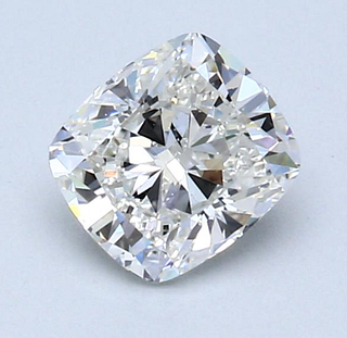 No Reserve GIA - Certified 0.90 CT Cushion Cut Loose Diamond H Color VS2 Clarity