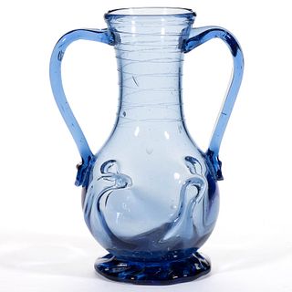 CLEVENGER BROTHERS LILY PAD DOUBLE-HANDLE VASE
