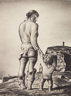 Rockwell Kent (1882-1971) lithograph