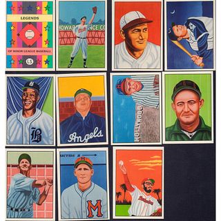 11pc 1988 Little Sun Legends of Minor League Baseball Cards