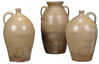 Three Pieces of Alabama Stoneware