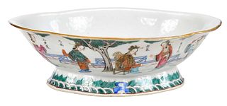 Chinese Finely Enameled Porcelain Rice Bowl 