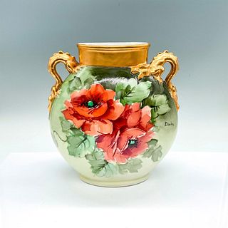 Jean Pouyat Limoges Porcelain Vase