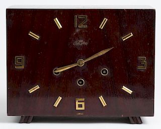 Mid-Century German "Style King" Mantel Clock