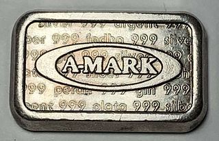 A-Mark 1 ozt .999 Silver Bar