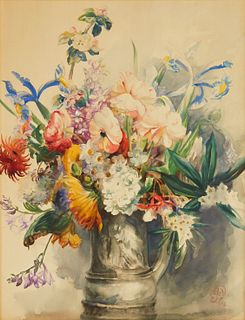Henry G. Keller (!869-1949) watercolor