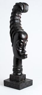 African Carved Sculpture of a Female
