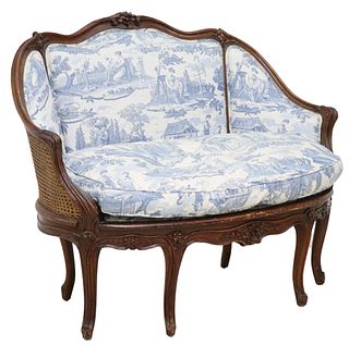 LOUIS XV STYLE CANAPE BRUNSCHWIG & FILS UPHOLSTERY