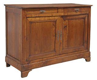 FRENCH PROVINCIAL FRUITWOOD SIDEBOARD, 19TH C.