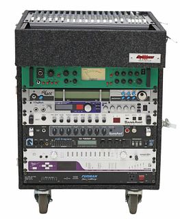ROAD CASE FILLED WITH GEAR
