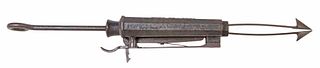 SCARCE REUTHER DOUBLE BARREL ANIMAL TRAP GUN 1860