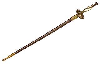 US INFANTRY INDIAN PRINCESS SWORD, 1821-1850