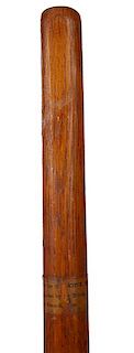 236. Revolutionary War Cane – Ca. Mid-19th Century – This is a straight-up oak shaft with no ferrule but it has a vintage