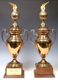 (2) SPORTS CAR CLUB OF AMERICA NATIONALS TROPHIES