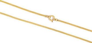 An 18 Karat Yellow Gold Longchain Necklace, 34.50 dwts.