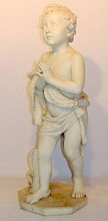 Domenico Menconi Carved Marble Statue