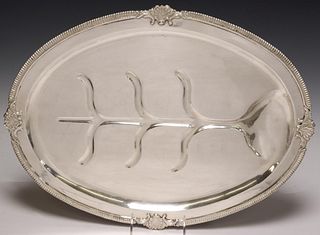 LARGE STERLING WELL-AND-TREE PLATTER, MEXICO