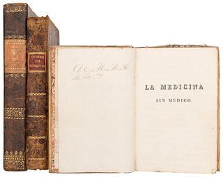 Pressavin / Begin, L. J. / Audin-Rouviere, Joseph Marie. Obras sobre Higiene y Medicina Doméstica. Piezas: 3.