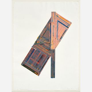  Warren Rosser "Avebury Swing No. 1" (1981 Color Litho)