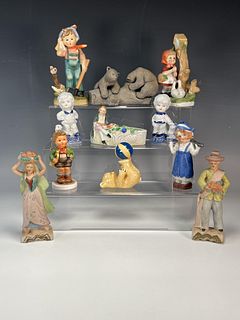 ASSORTMENT OF COLLECTIBLE PORCELAIN FIGURINES