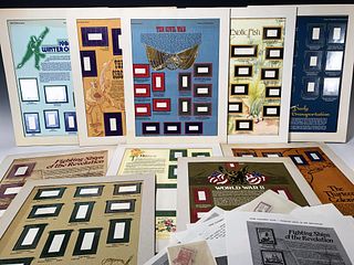 10 LIMITED ED POSTAL COMMEMORATIVE SOCIETY WORLD OF STAMPS DISPLAYS