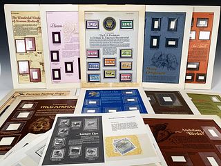 11 LIMITED ED POSTAL COMMEMORATIVE SOCIETY WORLD OF STAMPS DISPLAYS