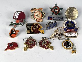 COLLECTION OF VINTAGE SPORTS PINS