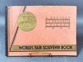 WORLDS FAIR SOUVENIR BOOK A CENTURY OF PROGRESS 1934