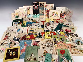 LOT OF VINTAGE GREETING CARDS FOR ALL OCCASIONS