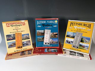 6 TROLLEYS IN COLOR PENNSYLVANIA, PITTSBURGH, OHIO VALLEY 2 SEALED