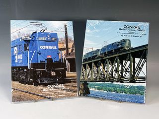 2 VOLUME CONRAIL UNDER PENNSY WIRES HC SEALED 