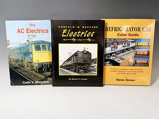 3 BOOKS ON ELECTRIC TRAINS