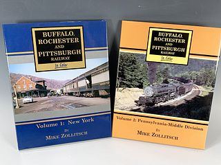 2 VOLUMES BUFFALO, ROCHESTER & PITTSBURGH RAILWAY IN COLOR
