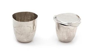 A Collection of Platinum Crucibles, 20.90 dwts.