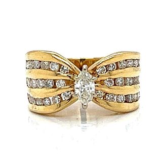 14K Yellow Gold 1.50 Ct. Diamond Ring