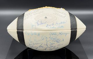 Detroit Lions 1957 NFL Championship Team Autographed Football