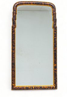 Faux Tortoiseshell Frame Wall Hanging Mirror, H 49" W 25.75"