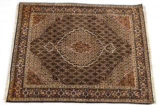 Persian Tabriz Hand Woven Oriental Rug Ca. 1950-1970, W 5' 1'' L 6' 5''