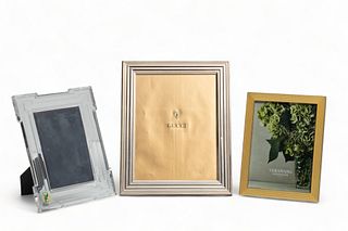 Photo Frames, Feat. Gucci, Waterford & Vera Wang for Wedgwood, H 11" W 9" 3 pcs