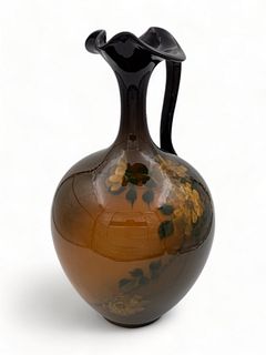 Weller Pottery (American) Louwelsa-ware Glazed Jug, H 15.75" Dia. 8.5"