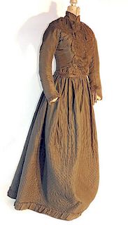 Victorian Two-Piece Lady's Dress.