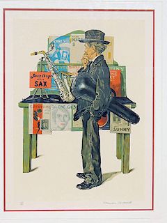 Norman Rockwell Lithograph