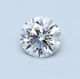 No Reserve GIA - Certified 0.58 CT Round Cut Loose Diamond F Color VVS2 Clarity