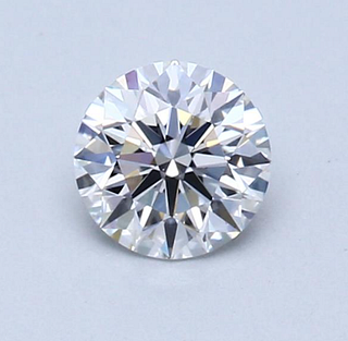 No Reserve GIA - Certified 0.55 CT Round Cut Loose Diamond D Color VVS1 Clarity